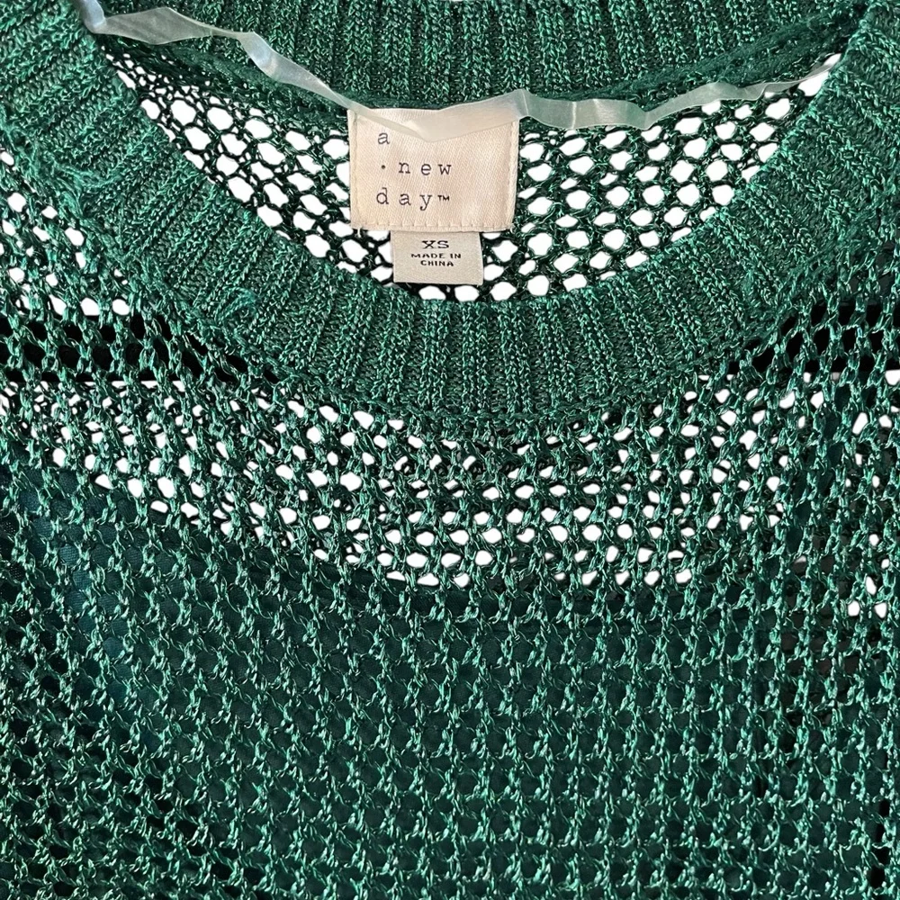 Openwork Midi Tank Dress from A New Day - Green boxBR - Picture 5 of 8